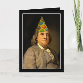 Benjamin Franklin Grattis på födelsedagen Kort