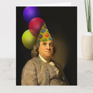 Benjamin Franklin Grattis på födelsedagen Kort