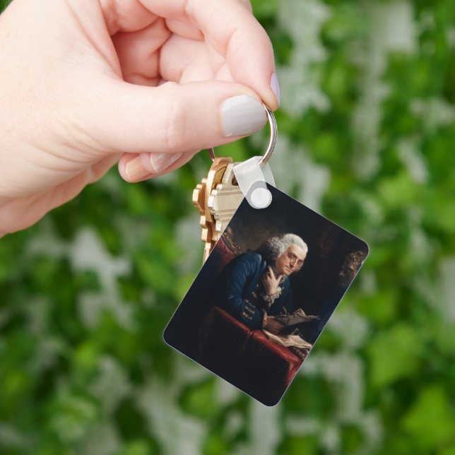 Benjamin Franklin Grundare, Uppfinnare, Vetenskaps Nyckelring (Hand)