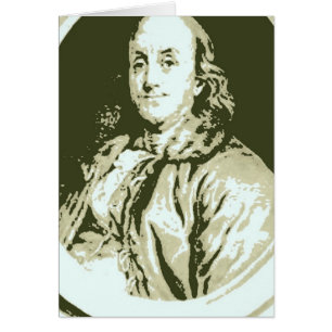 Benjamin Franklin Hälsningskort