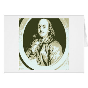 Benjamin Franklin Hälsningskort