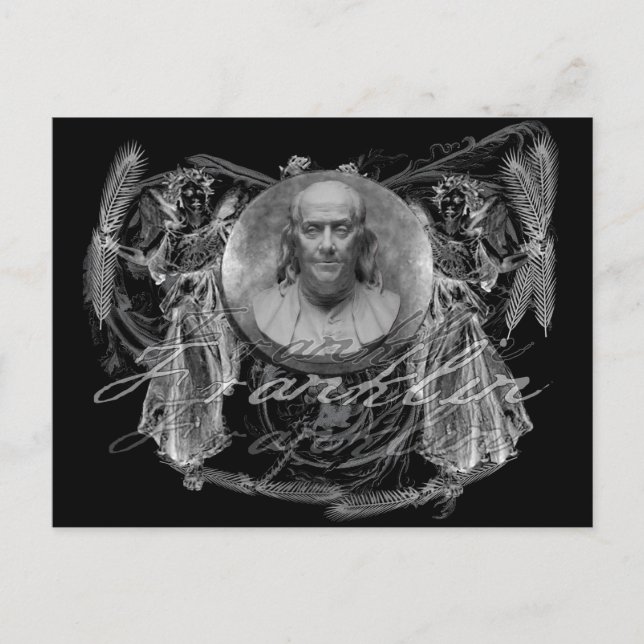 Benjamin Franklin, Hero Vykort (Framsida)