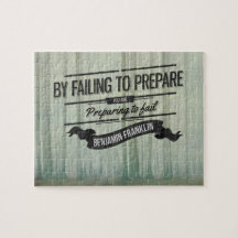 Benjamin Franklin inspirationsoffert "Förbered"