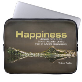 Benjamin Franklin inspirationsoffert Laptop Fodral