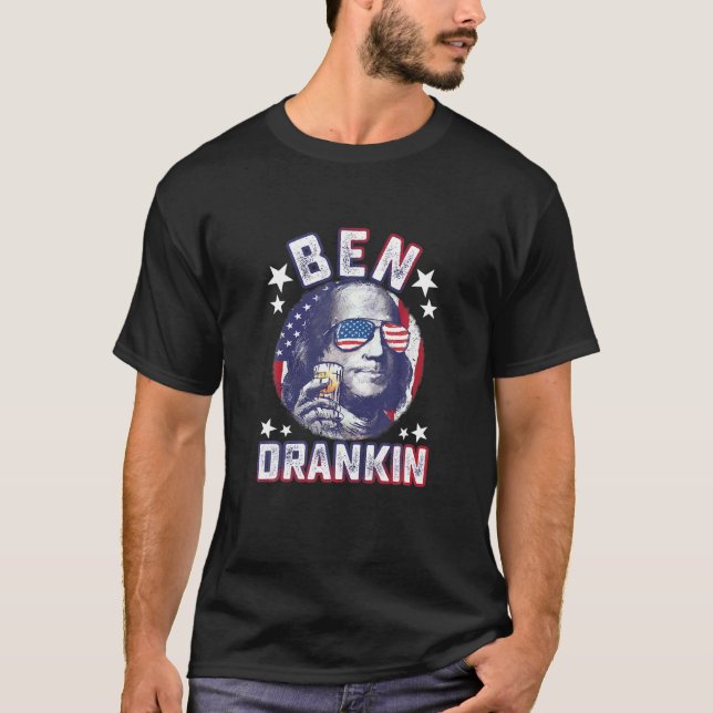 Benjamin Franklin Manar Wome T Shirt (Framsida)