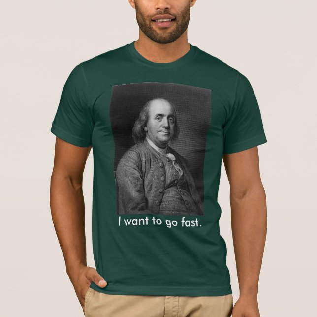 Benjamin Franklin med formulerar Tee Shirt (Framsida)