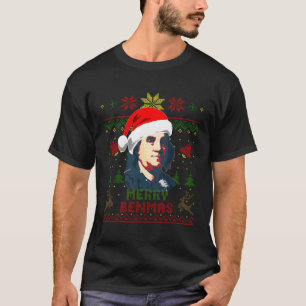 Benjamin Franklin Merry Benmas T Shirt