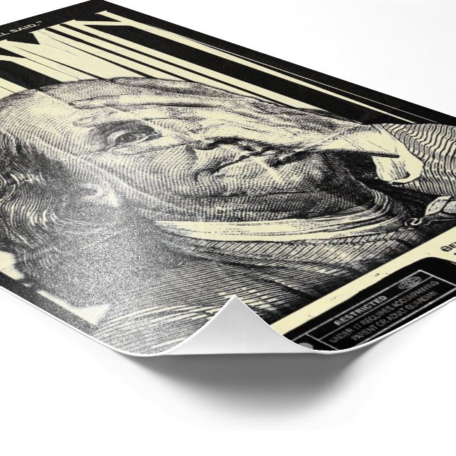 Benjamin Franklin Motivational Poster (Hörn)