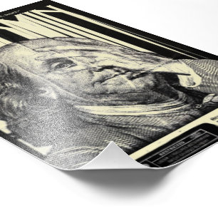 Benjamin Franklin Motivationsaffisch Fototryck