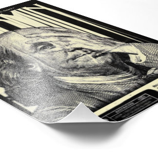 Benjamin Franklin Motivationsaffisch Fototryck