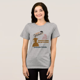 Benjamin Franklin Motto atletisk grå T Shirt