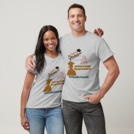 Benjamin Franklin Motto grå T Shirt