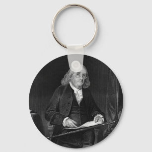 Benjamin Franklin Nyckelring