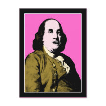 Benjamin Franklin Pop Art Stil