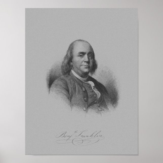 Benjamin Franklin Poster (Framsidan)