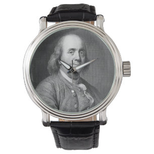 Benjamin Franklin, president porträtt f Armbandsur