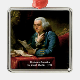Benjamin Franklin prydnad Julgransprydnad Metall