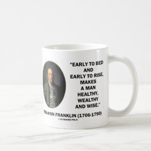 Benjamin Franklin sunt förmöget klokt Kaffemugg