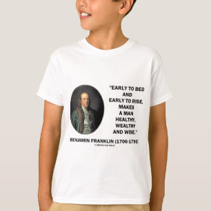 Benjamin Franklin sunt förmöget klokt T Shirt