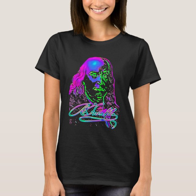 Benjamin Franklin T Shirt (Framsida)
