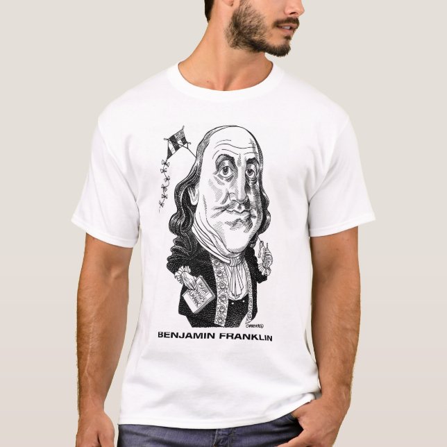 Benjamin Franklin T-Shirt (Framsida)