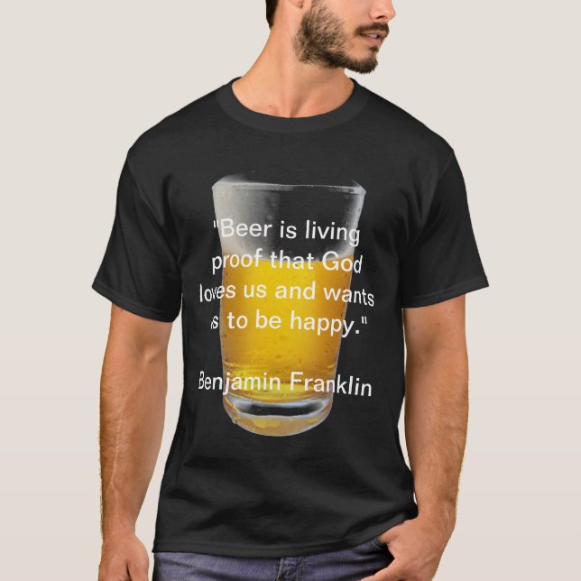 Benjamin Franklin T-shirt (Framsida)