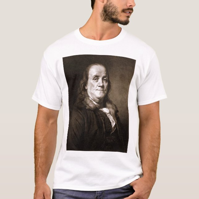 Benjamin Franklin Tee Shirt (Framsida)