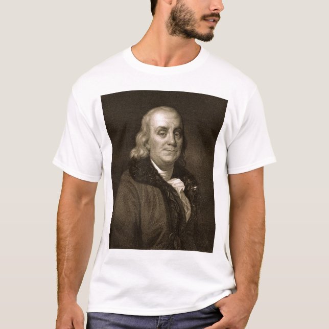 Benjamin Franklin Tee Shirt (Framsida)