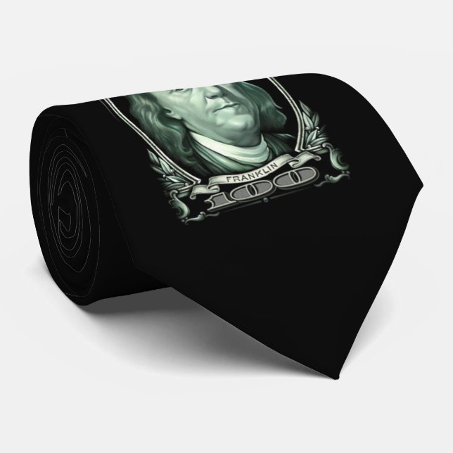 Benjamin Franklin Tie Slips (Rullad)