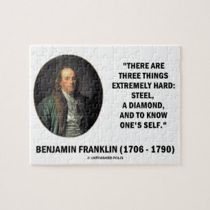 Benjamin Franklin Tre Saker Extremt Svåra Pussel