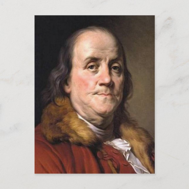 Benjamin Franklin Vykort (Framsida)