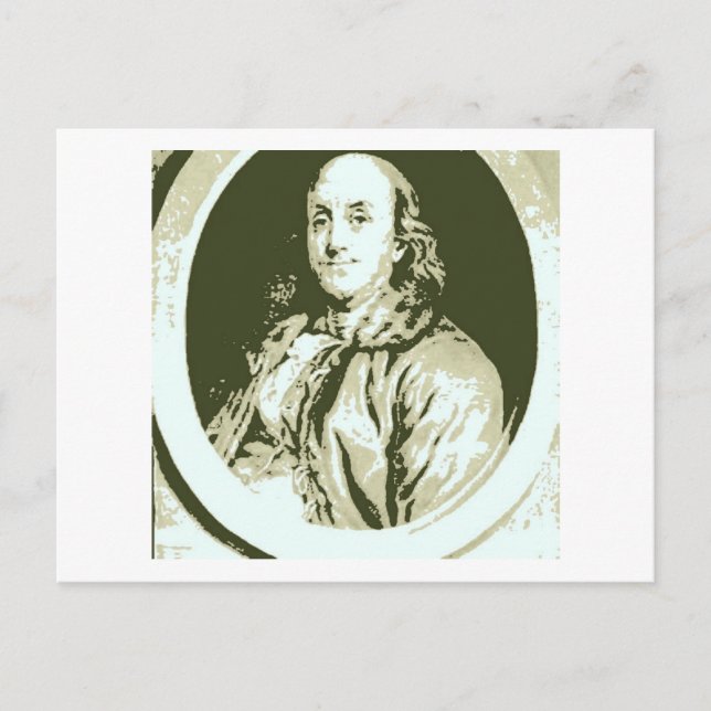 Benjamin Franklin Vykort (Framsida)