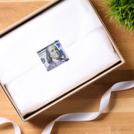 Benjamin Fyrkantigt Klistermärke