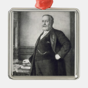 Benjamin Harrison (1833-1901), 23rd president av t Julgransprydnad Metall