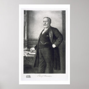 Benjamin Harrison (1833-1901), 23rd president av t Poster