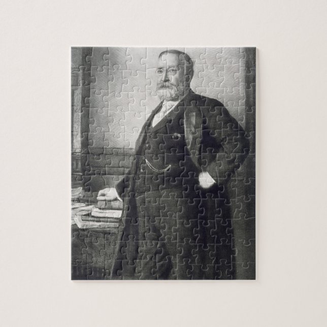 Benjamin Harrison (1833-1901), 23rd president av t Pussel (Vertikal)