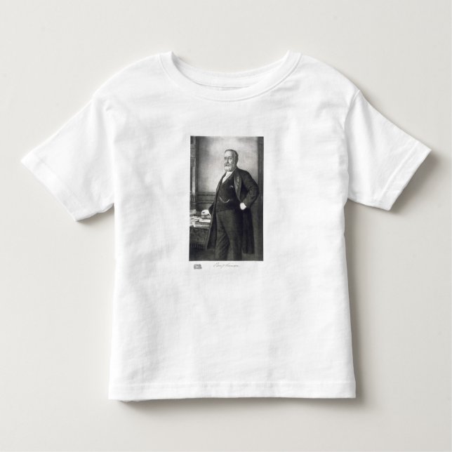 Benjamin Harrison (1833-1901), 23rd president av t T-shirt (Framsida)