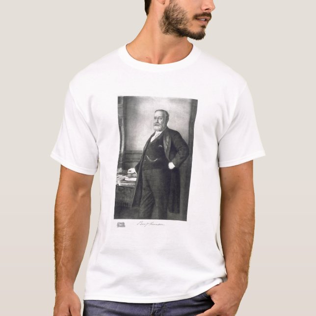 Benjamin Harrison (1833-1901), 23rd president av t Tee Shirt (Framsida)