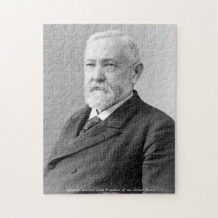 Benjamin Harrison 23:e president i Amerika. Pussel
