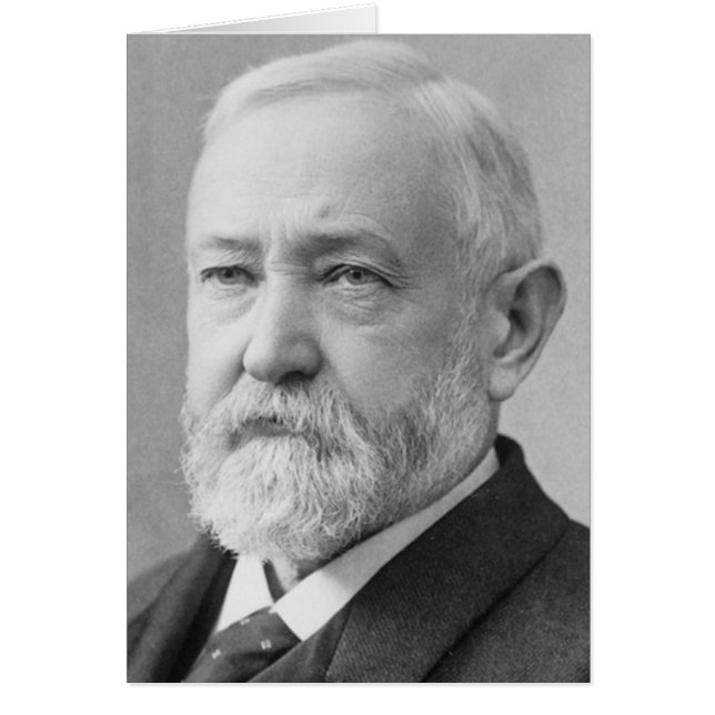 Benjamin Harrison Hälsningskort (Framsidan)