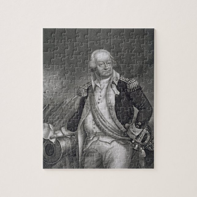 Benjamin Lincoln (1733-1810) (gravyr) Pussel (Vertikal)
