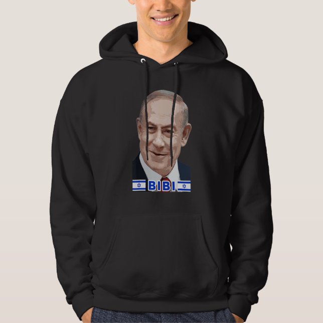 Benjamin Netanyahu   Bibi  Prime Minister of State Hoodie (Framsida)
