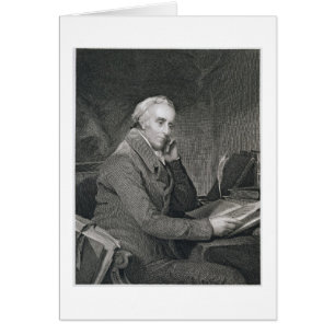 Benjamin rusar, inristat av Richard W. Dodson Hälsningskort