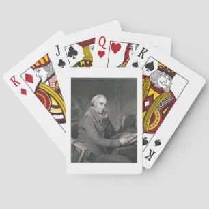 Benjamin rusar, inristat av Richard W. Dodson Spelkort