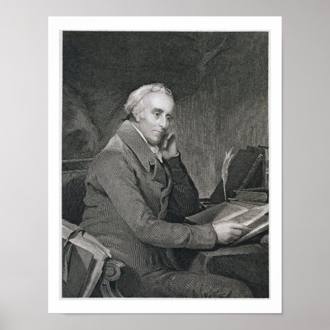 Benjamin Rush, graverad av Richard W. Dodson (1812 Poster (Framsidan)