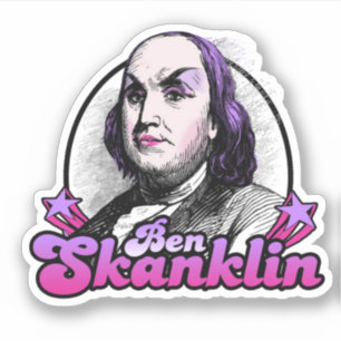 Benjamin Skanklin Klistermärken
