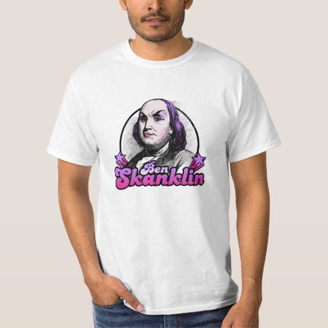 Benjamin Skanklin T Shirt (Framsida)