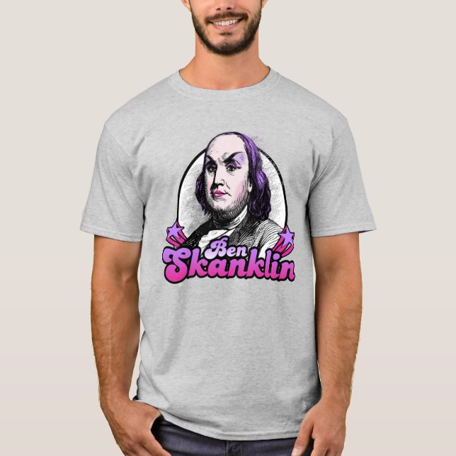 Benjamin Skanklin T Shirt (Framsida)