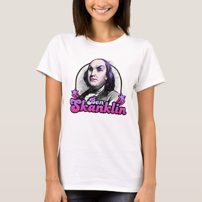 Benjamin Skanklin T Shirt (Framsida)