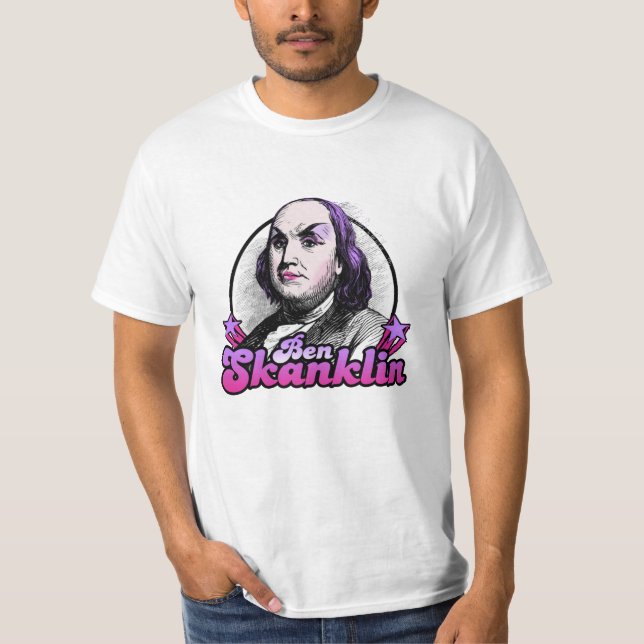 Benjamin Skanklin T Shirt (Framsida)